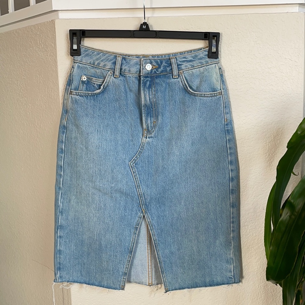 Topshop Jean skirt